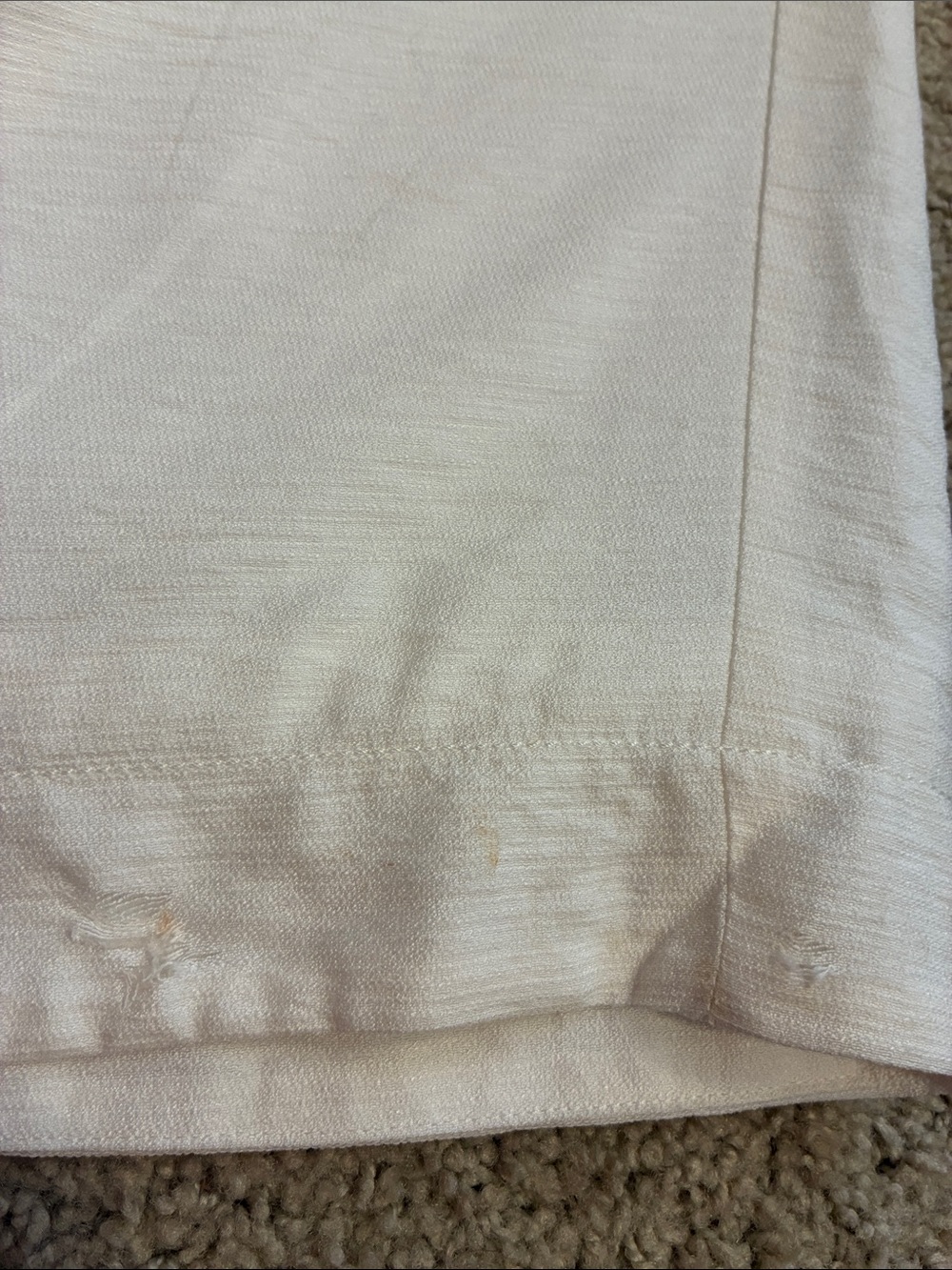 New with Flaw Ryegrass Wide Leg High Rise Cropped Pants Cream Size XL - Picture 7 of 7